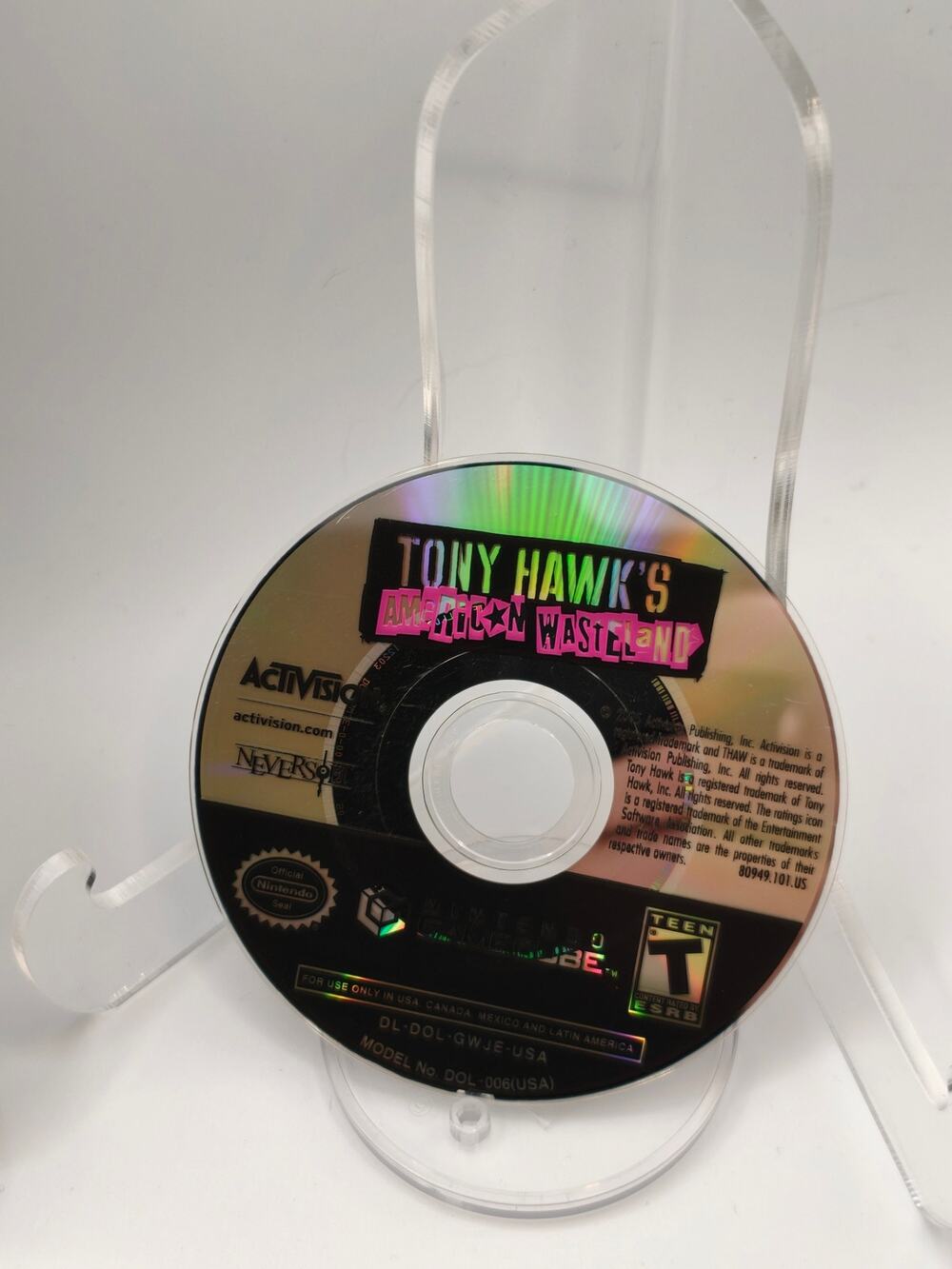 Tony Hawk's American Wasteland (GameCube) Disc Only - Tested